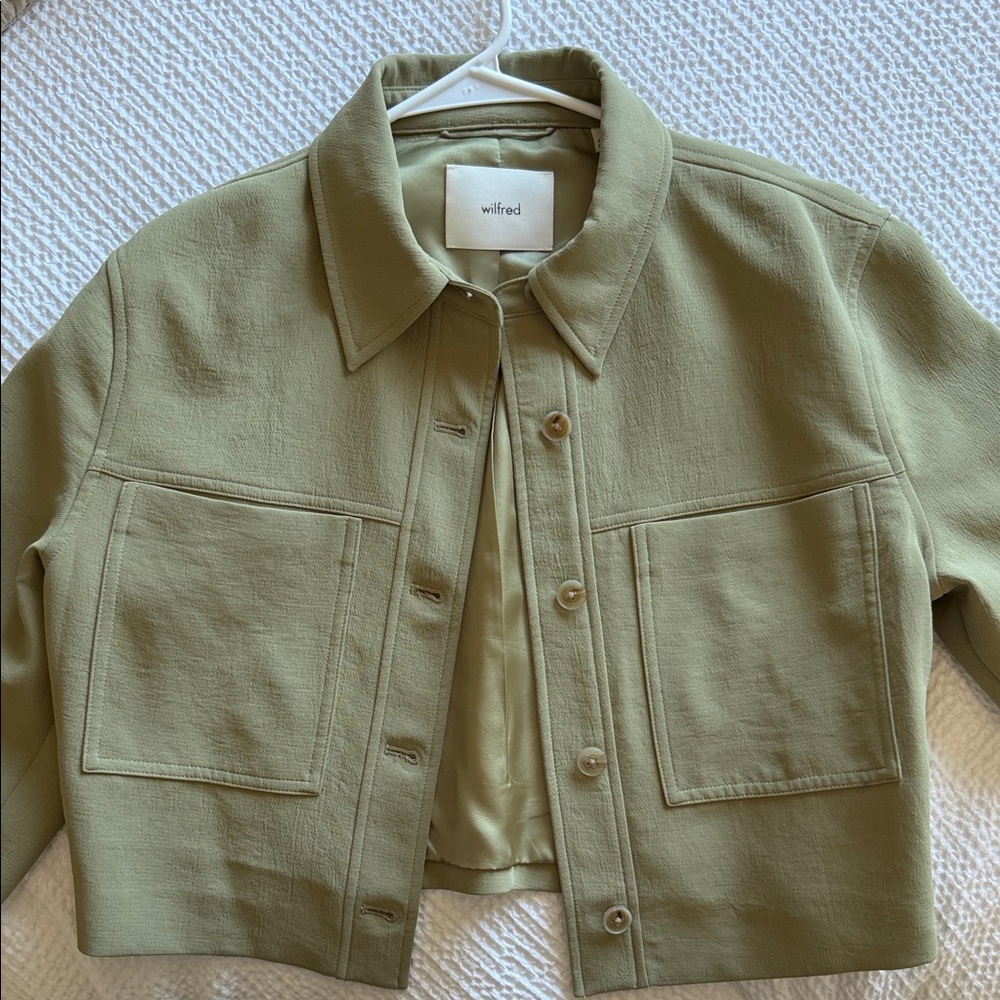 Aritzia Wilfred Sage Utility Jacket